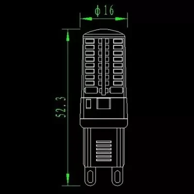 10 шт Мини G9 светодиодный светильник 9W 64 s AC220V 110V лампы SMD3014 с регулируемой