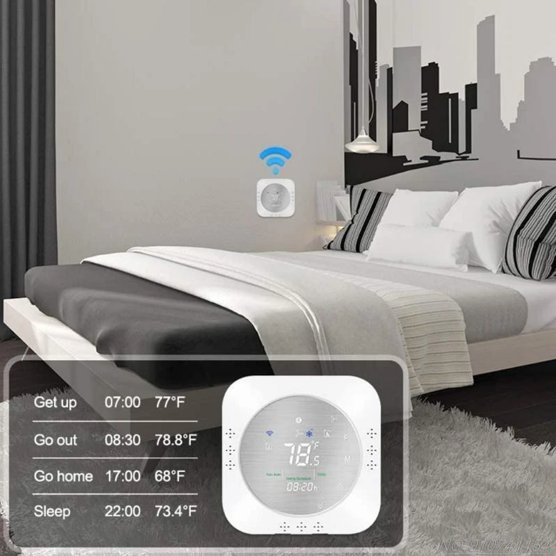 

Household WiFi smart thermostat temperature controller for smart heat pump US regulatory circuit D07 20 Dropshipping