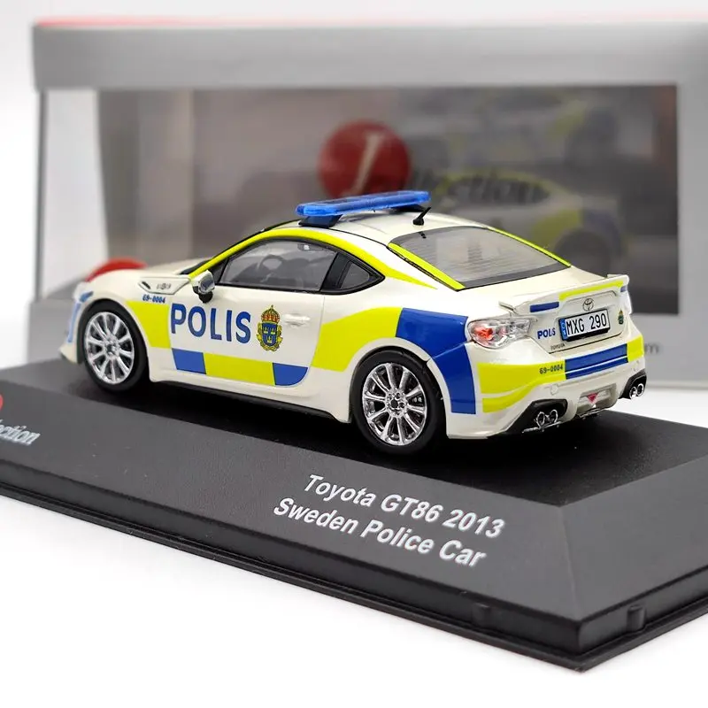 J Collection 1:43 For T~OTA GT86 TRD VERSION SWEDEN POLICE CAR 2013 JC295 Diecast Models Car Limited Auto Toys Gift | Игрушки и хобби