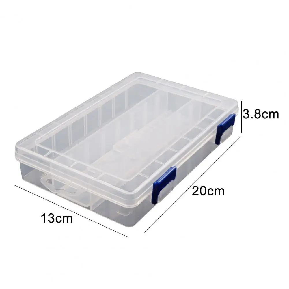 

Fishing Tackle Boxes Portable Detachable Multi-Grid PP Plastic Transparent Fishing Tackle Storage Box PillStorage Box