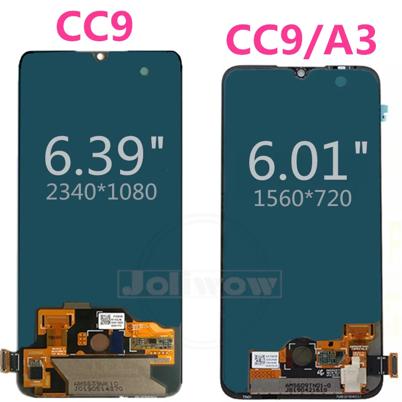 AMOLED lcd для mi CC9e cc9 lcd дисплей кодирующий преобразователь сенсорного экрана в сборе Замена для Xiao mi A3 lcd