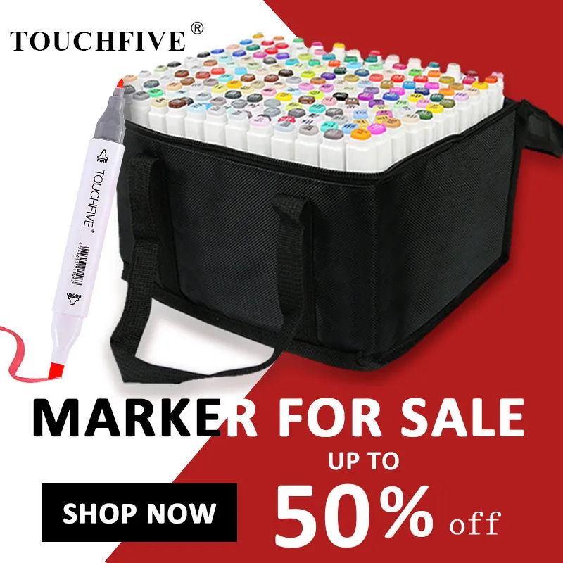 TouchFIVE эскизные маркеры набор ручек двойная головка художественная краска ручка