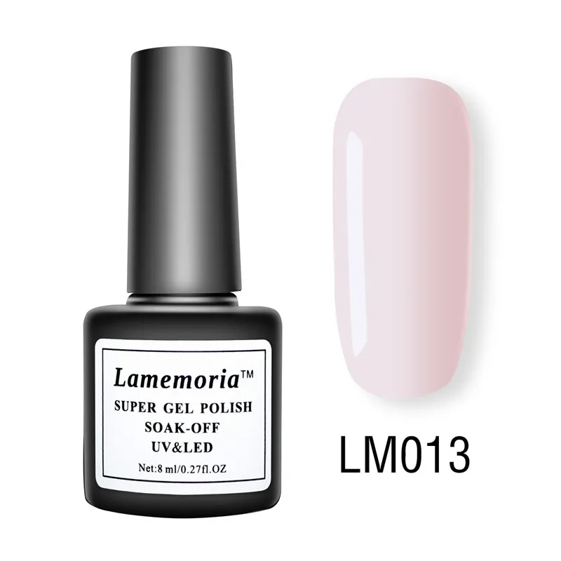 Lamemoria Гель-лак для ногтей Гибридный гвоздь Art Vernis Полупостоянный УФ светодиодный Топ все для маникюра Базовое покрытие гель лак для ногтей