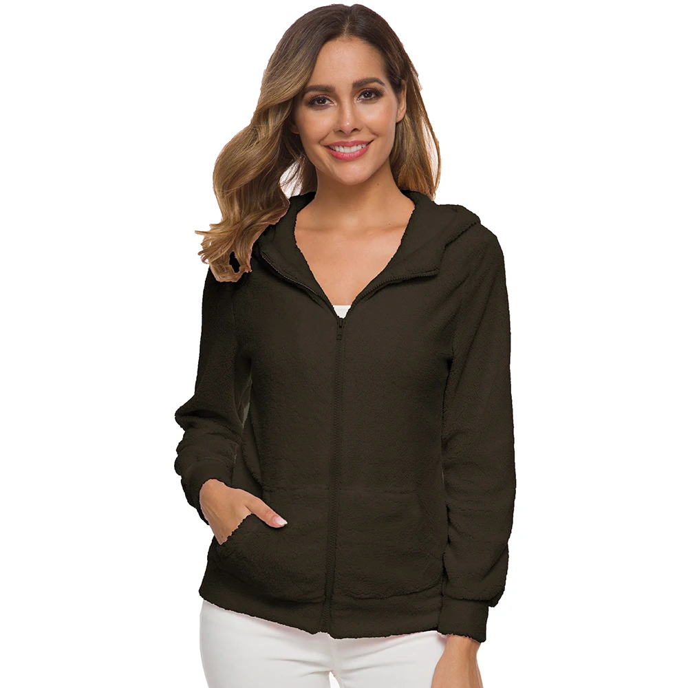 Новинка женский свитер Осень-зима 2018 бархатное плотное пальто на молнии джемпер