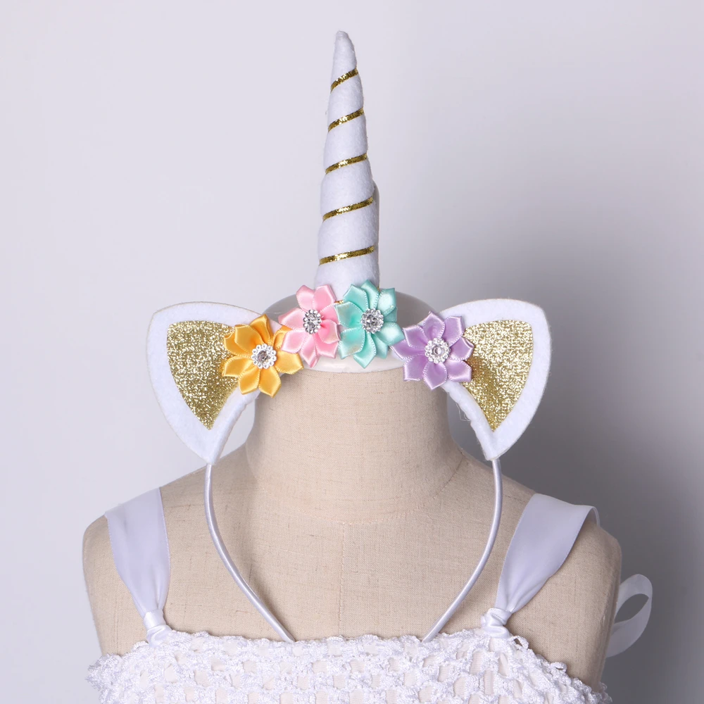 Pastel Rainbow Girls Tutu Dress Unicorn Girl Birthday Party Up with Headband Child Kids Princess Halloween Costumes | Детская одежда и