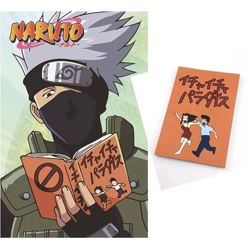 Персонаж Аниме Наруто Какаши Хатаке Jiraiya Косплей Книга тетрадь Icha парадаису