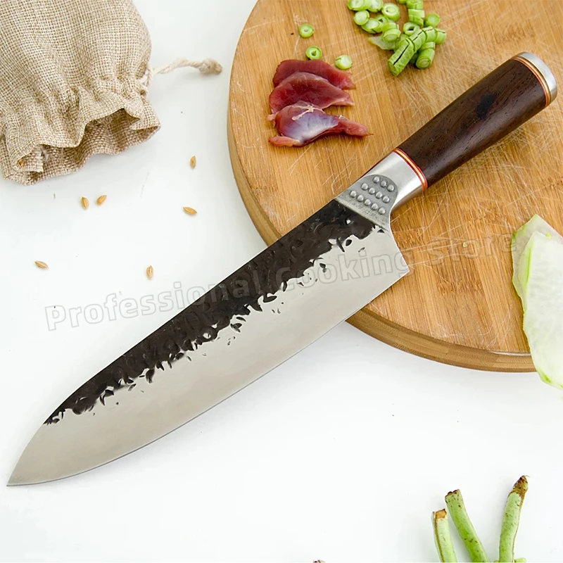 

Forged stainless steel meat cleaver Butcher's knife Kitchen cleaver Meat cleaver Household cooking knife