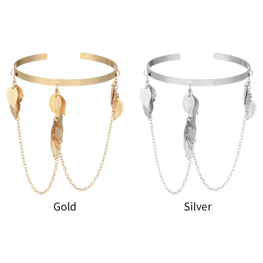 Женский браслет на руку с подвеской в виде листьев | Украшения и аксессуары