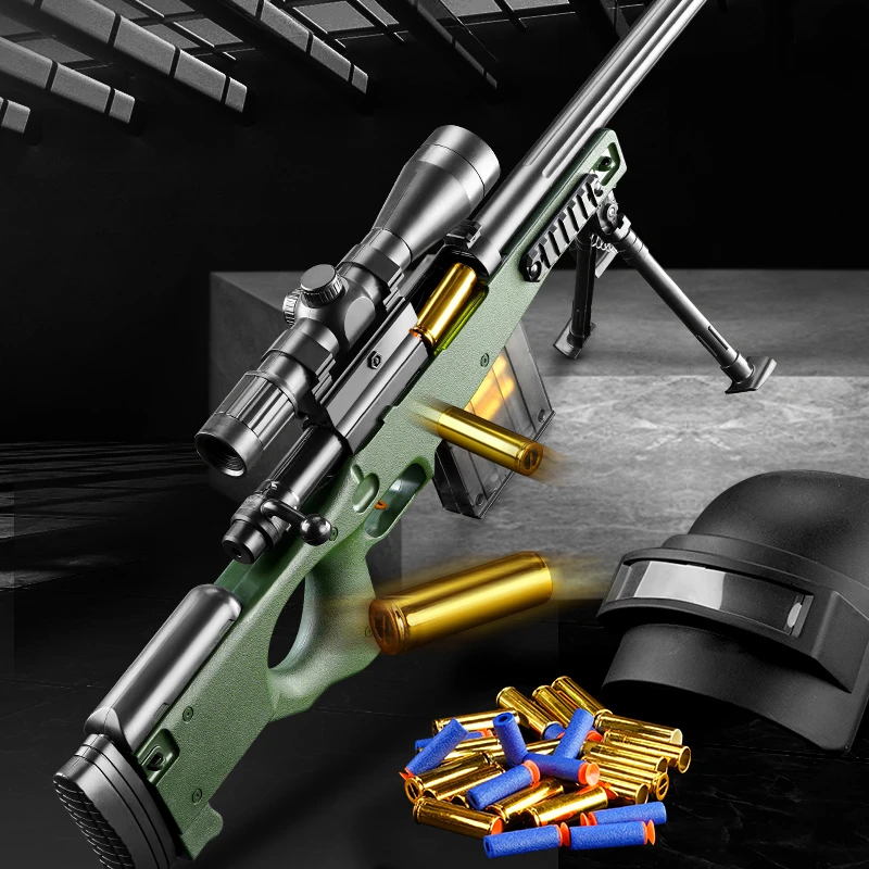 Искусственная снайперская винтовка AWM EVA мягкая пуля ручной игрушечный пистолет