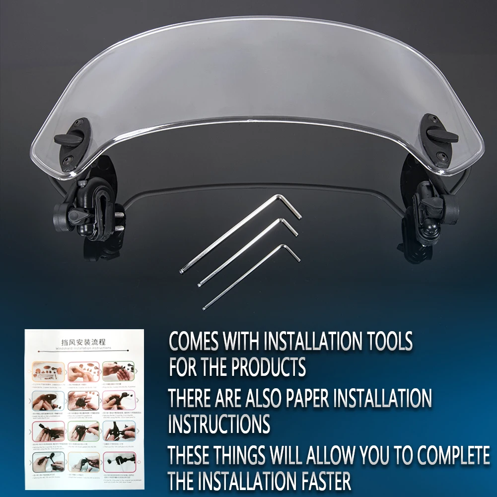 Универсальный Регулируемый Прозрачный удлинитель на лобовое стекло спойлер