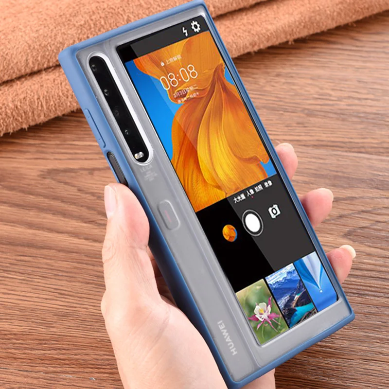 Прозрачный складной мобильный телефон чехол для Huawei Mate X Xs MateX MateXs 5G матовый