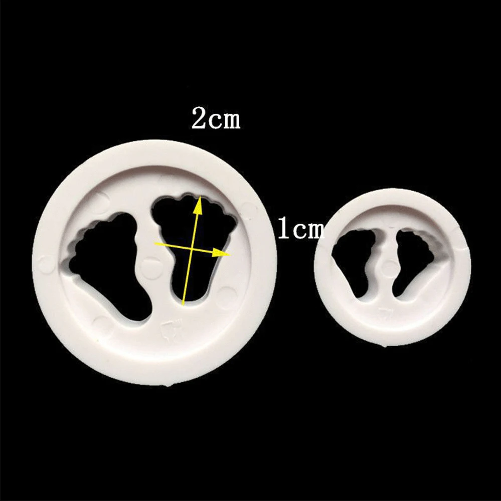 2 шт./компл. милый ребенок средства ухода за кожей стоп пресс форма белый Еда Класс