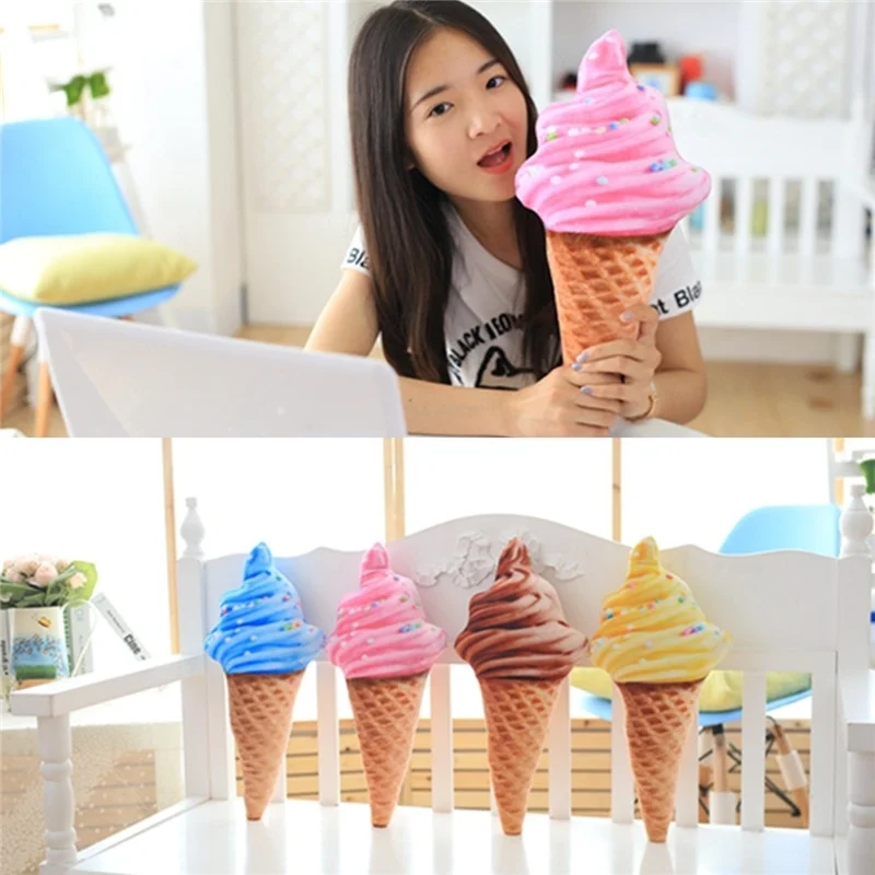 Подушка для мороженого забавная Милая подушка талии 3D офиса дома креативная