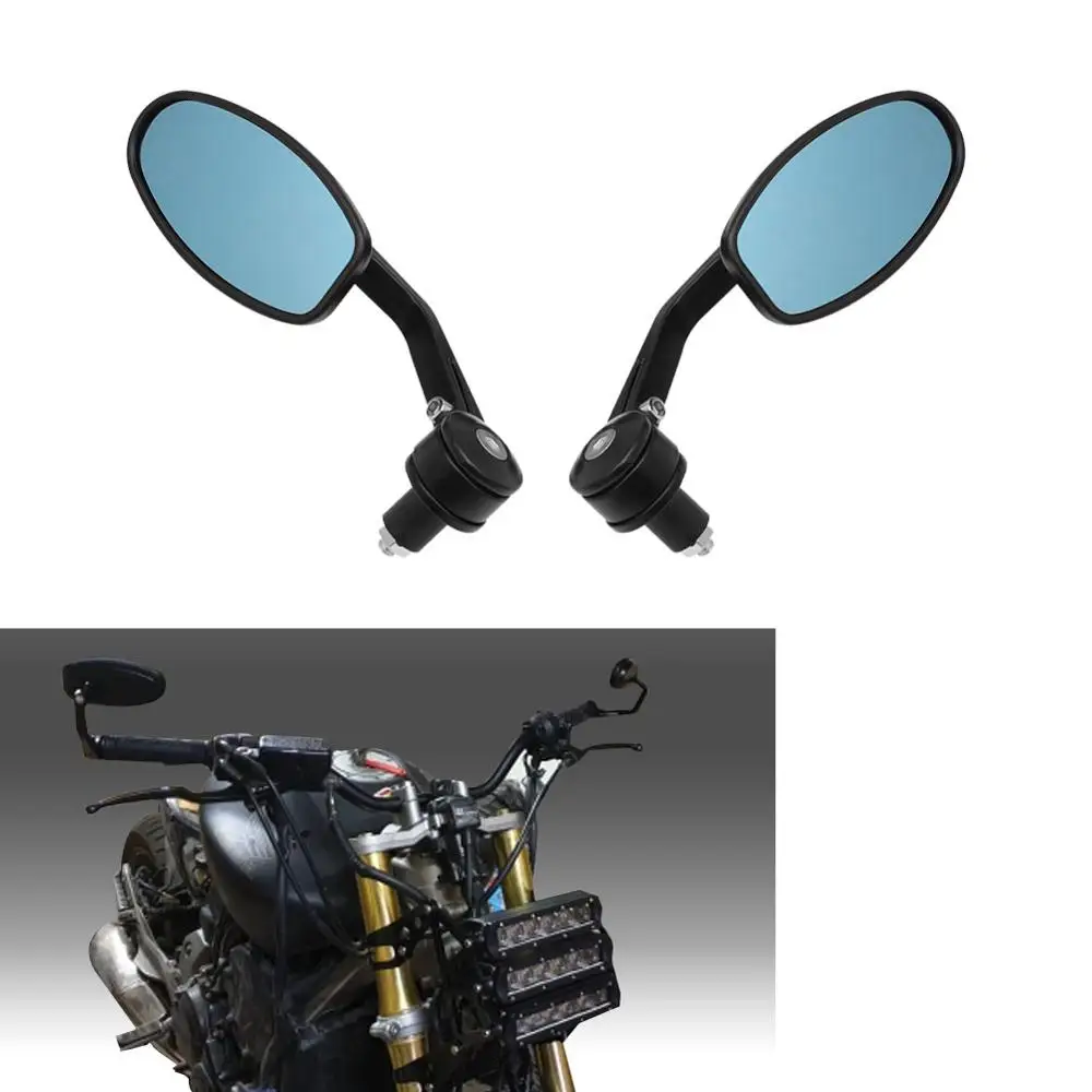 7/8 &quotуниверсальные зеркала для мотоциклов ручка заднего вида Бар Конец Зеркало