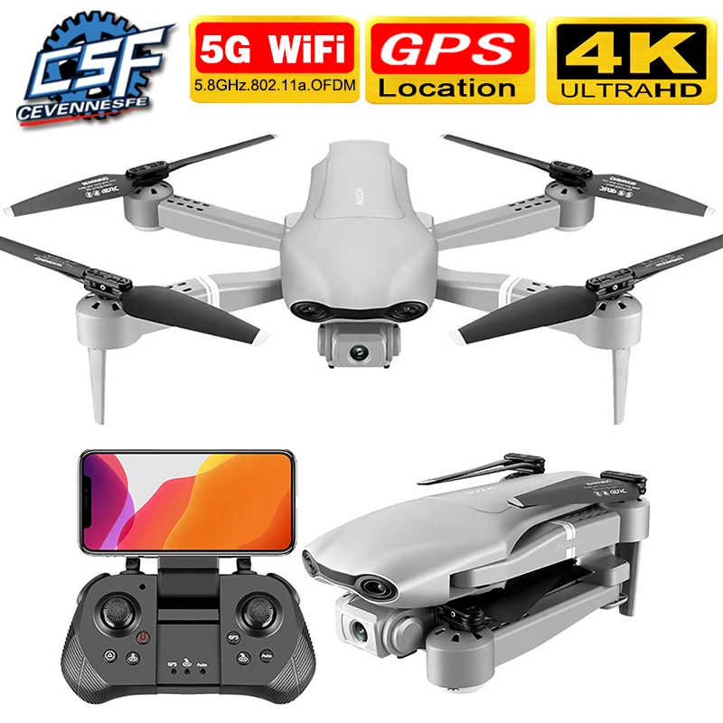 2020 Новый F3 Дрон 4K 5G GPS WiFi Видео FPV Квадрокоптер HD широкоугольная двойная камера