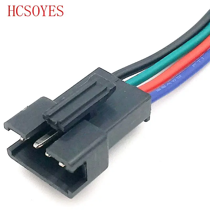10 пар 4pin JST разъем Мужской Женский кабель для WS2801/3528/LPD8806/5050 SMD RGB цвет светодиодные полосы провода