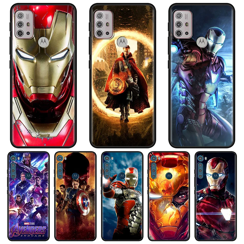 

Marvel Iron Man For MOTO One Fusion G9 E7 Plus one Hyper G9 G8 Play G9 G8 Power G60 G50 G30 G20 G10 Edge 20 Lite E6s Case