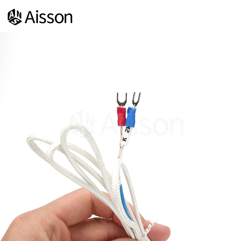 Thermocouple Screw Probe 200mm Thread M12 Type K PT100 Temperature Controller Sensor Length 1/2/3/4/5M 0-600°C | Инструменты