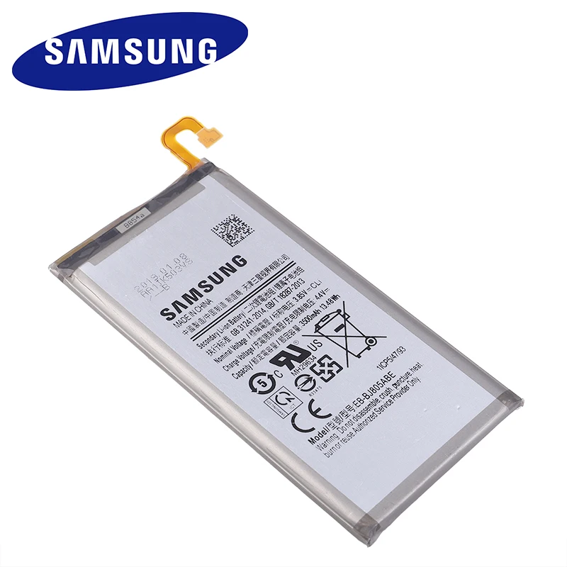 Оригинальная Аккумуляторная батарея для телефона Samsung Galaxy A6 Plus + A6Plus A605 J6 J6Plus J805 3500