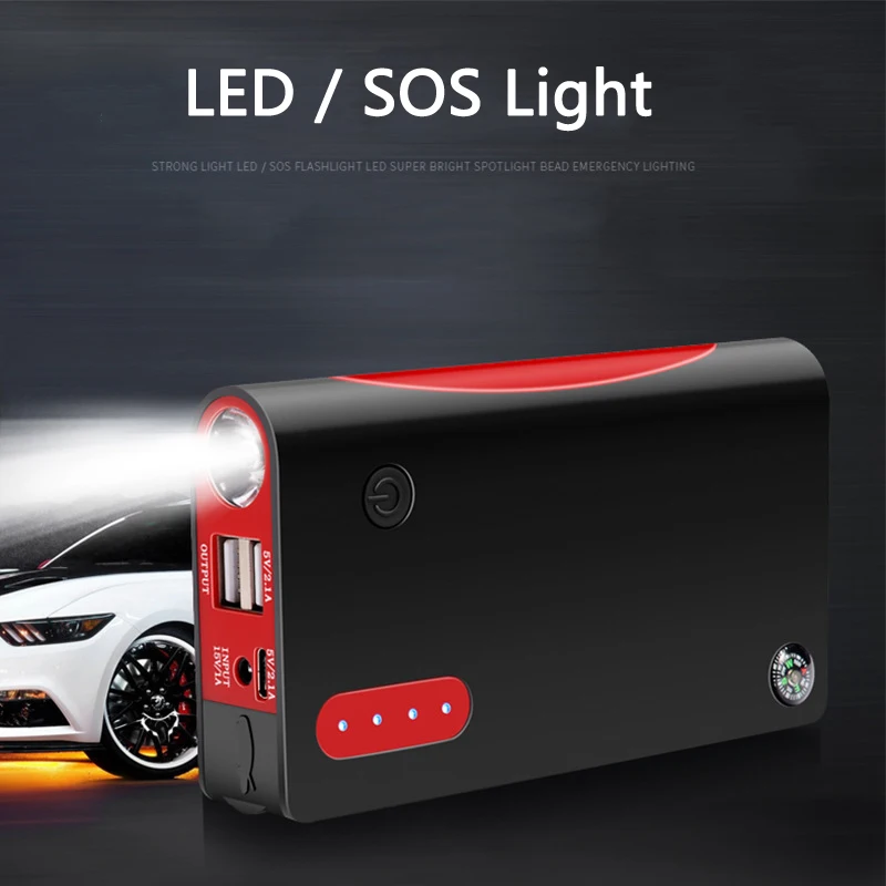 12V 1000A автомобиль скачок стартер 18000 мАч Power Bank зарядное устройство для iPhone Xiaomi