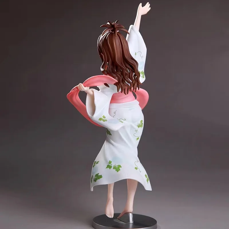 22 см милые нарисованные в масштабе Аниме фигурки Mikan Yuki халат Женское Сексуальное