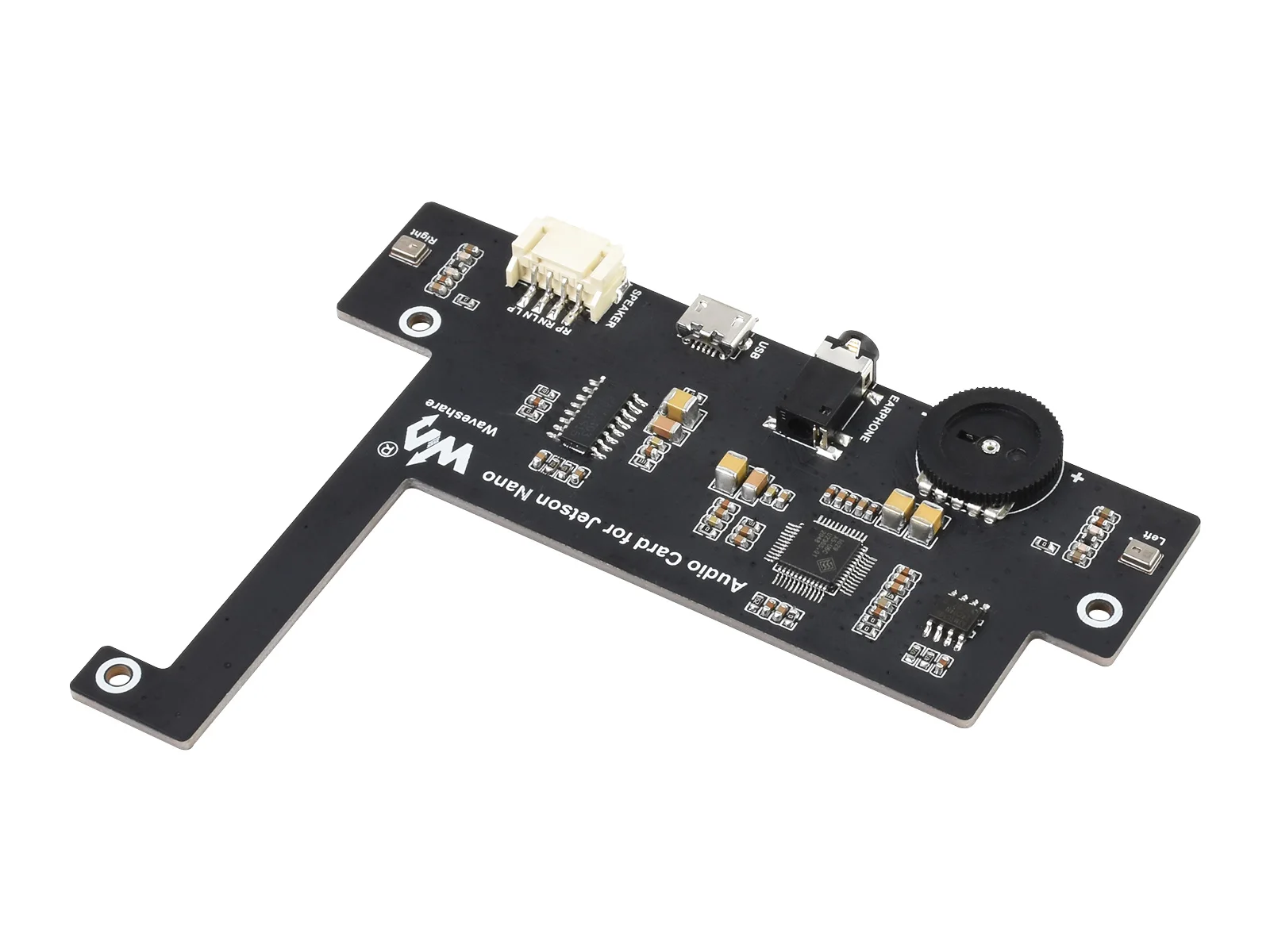 

Waveshare USB Audio Codec Designed For Jetson Nano, USB Sound Card, Driver-Free, Plug And Play