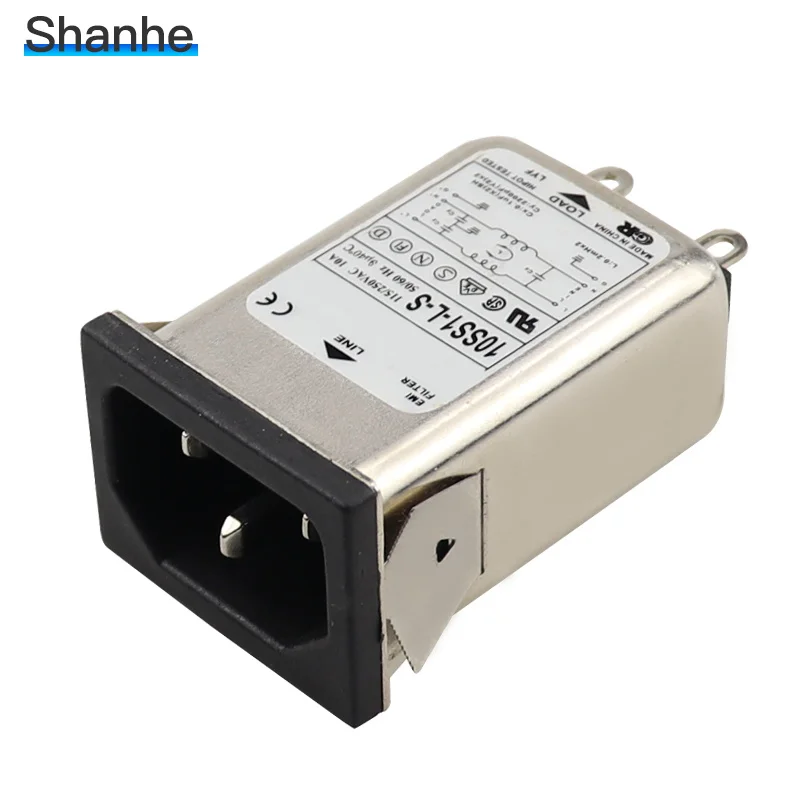 Разъем питания переменного тока EMI filter 10A 115/250V|connector ac|connector powerconnector socket |