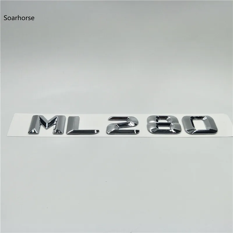 

Auto Sticker For Mercedes Benz W166 W164 ML55 ML63 ML250 ML280 ML300 ML320 ML350 Rear Tail Logo Letters Decal Badge Emblem