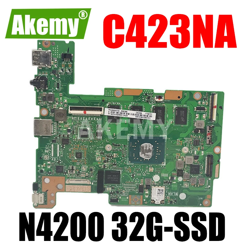 

90NX01Y0-R00031 C423NA 4G/N4200 32G-SSD Laptop motherboard For ASUS C423NA C423N Mainboard motherboard