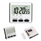 Цифровой кухонный таймер, большой цифровой Громкий будильник, Магнитная подставка с большим ЖК-дисплеем, часы для готовки, выпечки, спорта, напоминания