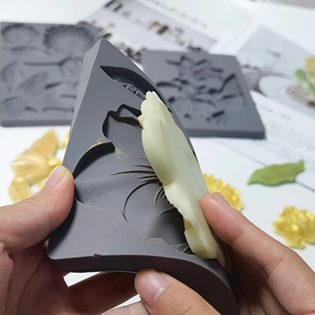 

3D Flower Petal Silicone Fondant Mould Cake Decor Sugarcraft Icing Mold