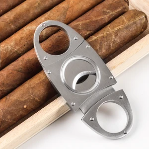 Новинка нож для сигар портативный из нержавеющей стали карманный нож для курения аксессуары для сигар