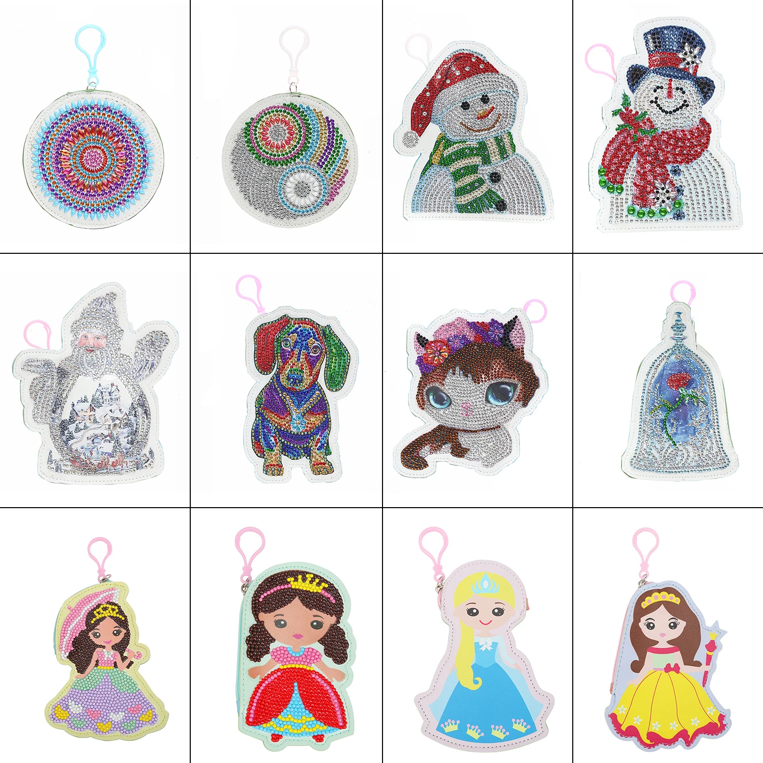 Кошелек для монет сделай сам с алмазной картиной Детский кошелек брелок