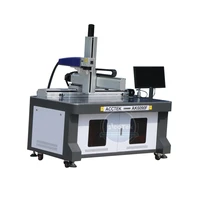 acctek ak6090f fiber laser marking machine for metal 20w 30w 50w