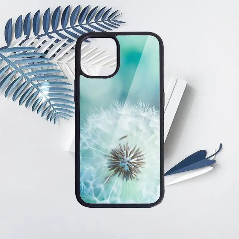 

Dandelion art flower pattern Phone Cases PC for iPhone 11 12 pro XS MAX 8 7 6 6S Plus X 5S SE 2020 XR Luxury brand shell funda