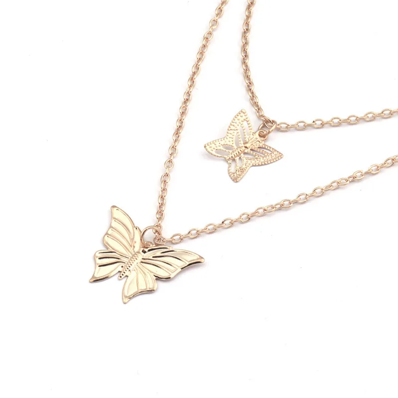 

Butterfly Necklaces for Women Stars Chain Hot Sale Gold Silver Color Small Animal Clavicle Chain Necklaces Jewelry Accessories