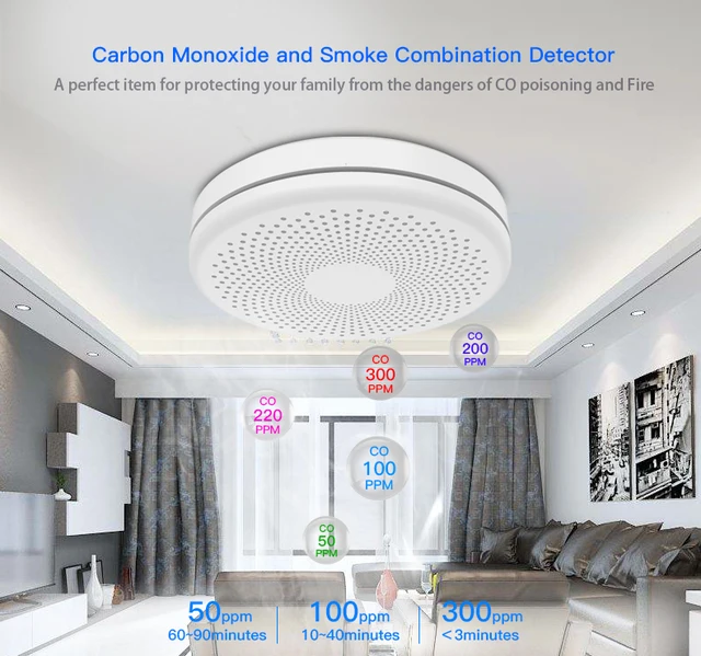 Tuya WIFI 2 w 1 czujnik dymu tlenek węgla Combo CO czujnik dymu gazowego ze wskaźnikiem LED zasilanie bateriami AA tanie tanio Rohs CN (pochodzenie) CS01W Czujka dymu WIFI Smoke and Co detector CO Gas Smoke 2 in 1 detector Carbon Monoxide+Smoke Detector Tuya WIFI 2 w 1 czujnik dymu tlenek węgla Combo CO czujnik dymu gazowego ze wskaźnikiem LED zasilanie bateriami AA tanie tanio Rohs CN (pochodzenie) CS01W Czujka dymu WIFI Smoke and Co detector CO Gas Smoke 2 in 1 detector Carbon Monoxide+Smoke Detector