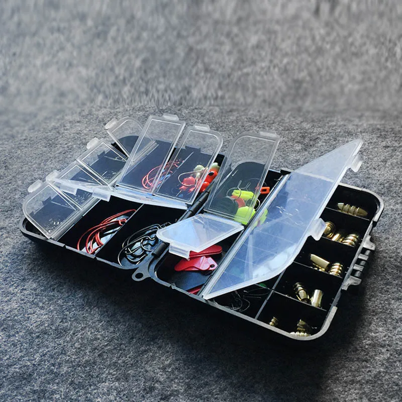 

New 128 Pcs/Box Fishing Accessories Hook Swivel Weight Sinker Stopper Connectors Curling Fishing Tackles Drop Shipping