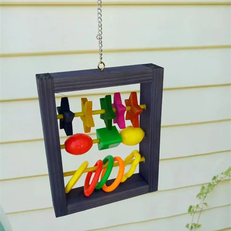 Обучающая игрушка-пазл для развития интеллекта птицы жевательная игрушка