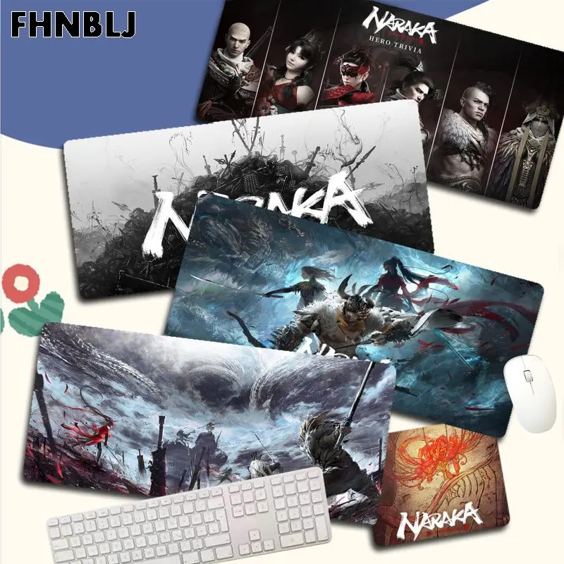 

Коврик для мыши Naraka с простым дизайном, супер креативный игровой коврик INS Tide большого размера для игроков в CSGO, настольного ПК, ноутбука