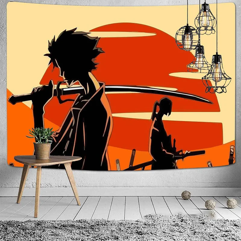 

Viking Raven Tapestry Mysterious Viking Meditation Psychedelic Runes Art Wall Hanging Tapestries for Living Room Decor Tapiz