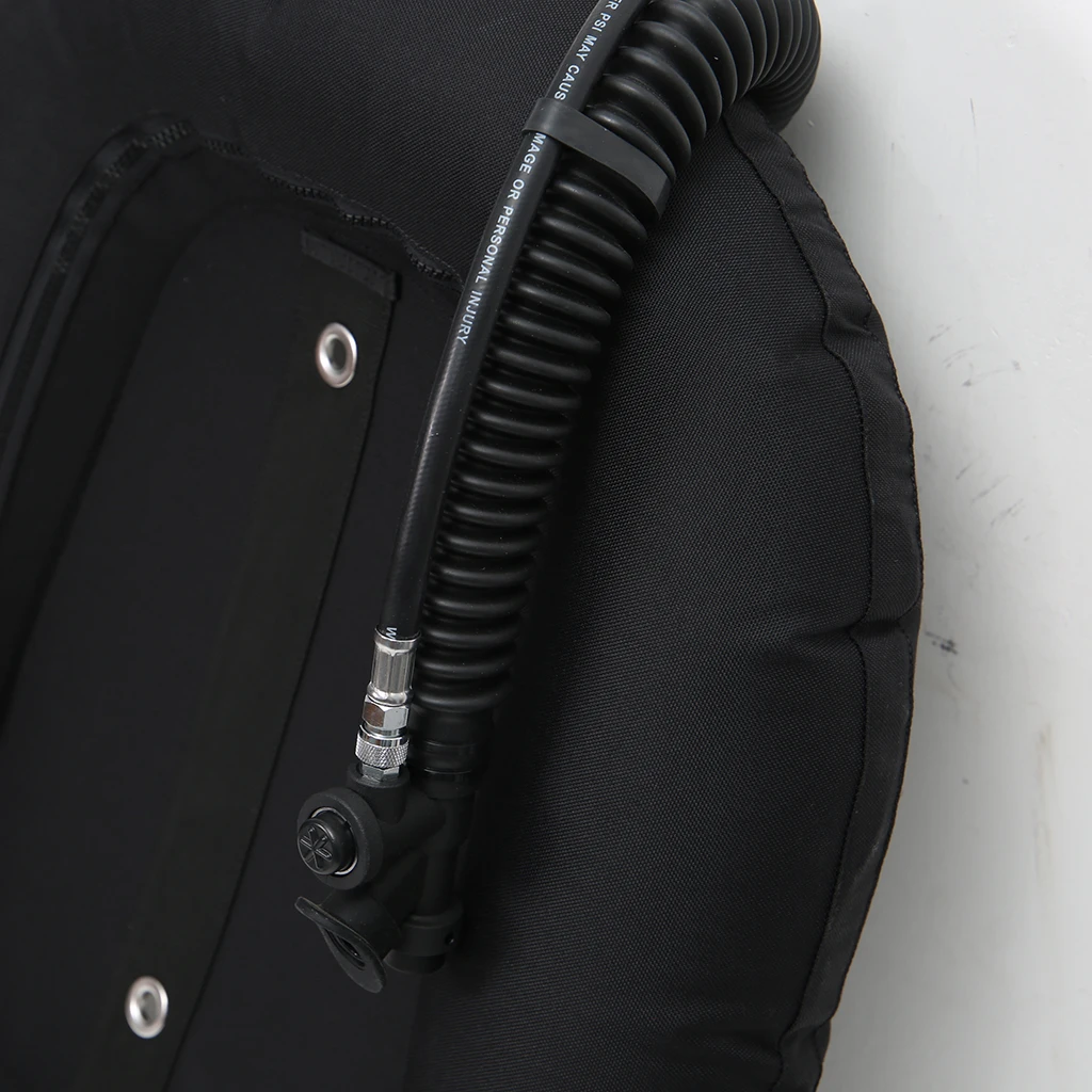 

50lbs Scuba Tech Diving Donut Wing BCD Double Tank Buoyancy Device with 3.5m Heavy Duty Webbing Weight Belt Attachment