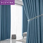 Современные затемняющие шторы YCENTRE, оконные занавески для гостиной, спальни, затеняющие Плотные Двери