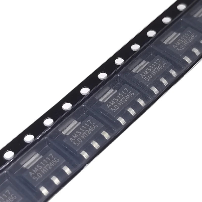50 шт./лот AMS1117-5.0 СОТ-223 5 в линейный регулятор LM1117 оригинал наличии