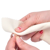 1pcs polish cleaning polishing cloth with package cleaning cloth wiping cloth of jewelry suede