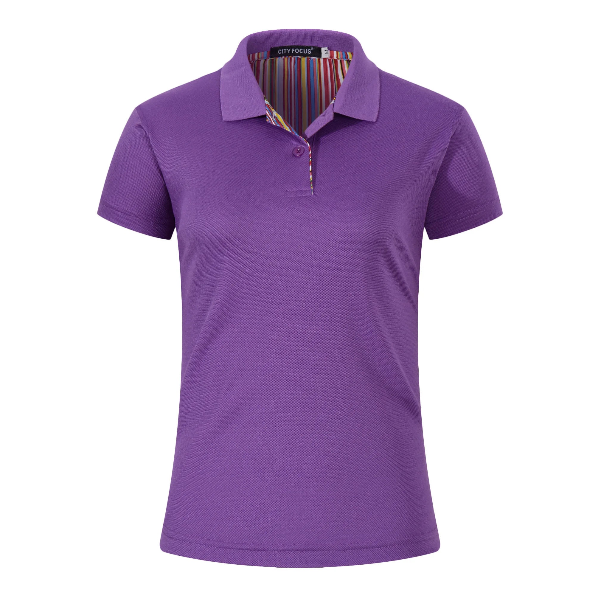 

180g26 piece pearl ground mesh business leisure rainbow back short sleeve women's wear