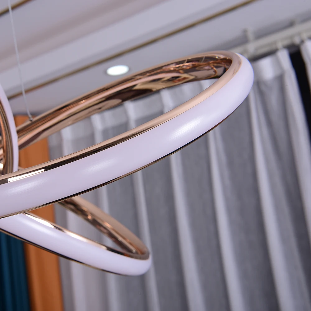 

Ouyang Chen European style creative lamp Chrome / Gold Plated modern led chandelier dining room kitchen bed room led Chandelier