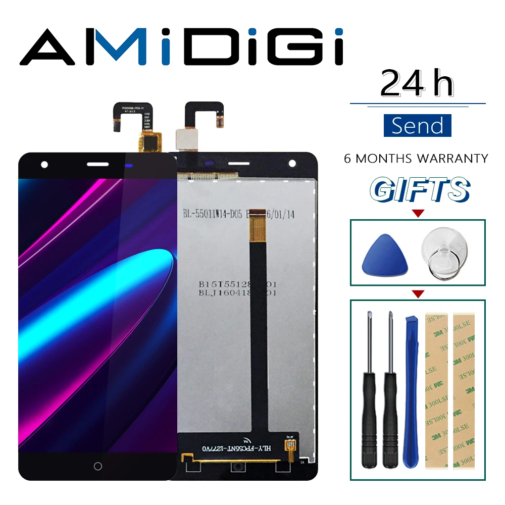 Оригинальный ЖК дисплей для Ulefone Power сменный дигитайзер в сборе + Бесплатные