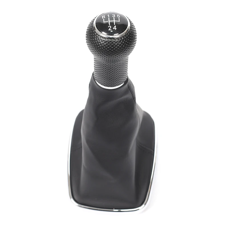 

5 Speed Car Gear Shift Knob With PU Leather Giator for VW GOLF4 MK4 for JETTA 98-04 12mm or 23mm