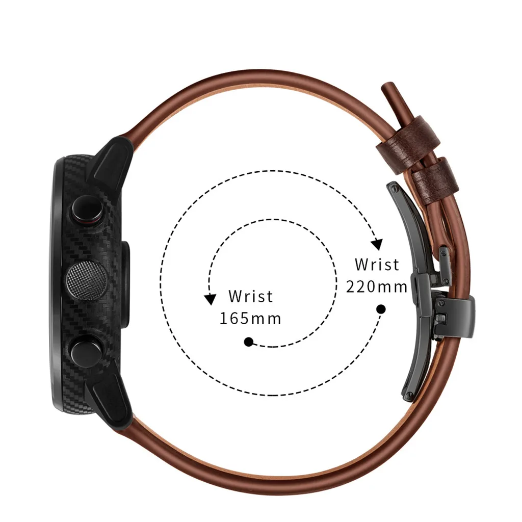 Сменный Браслет Роскошный кожаный для Xiaomi Huami AMAZFIT 2/2S Stratos Часы Браслет ремешок фитнес-трекер# G30